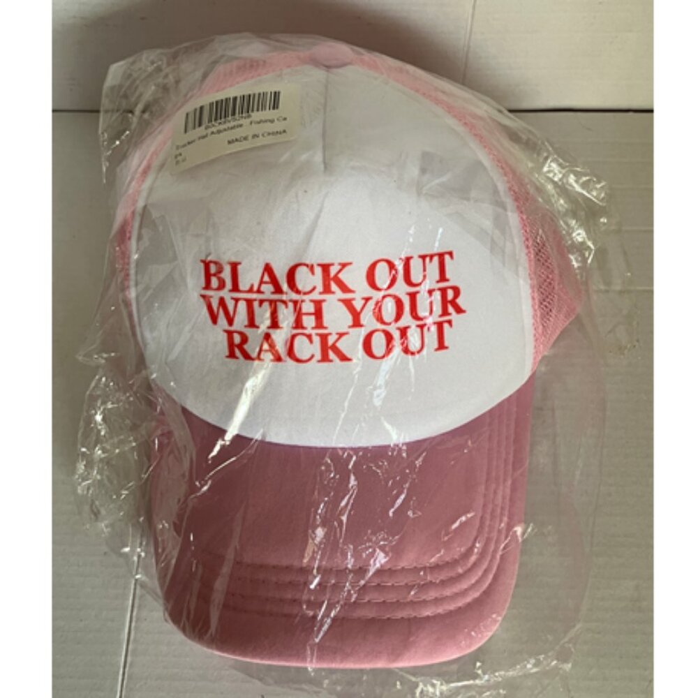 Baseball Cap "Black Out With Your Rack Out"